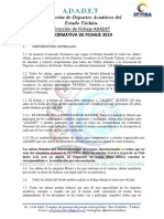 Normativa Fichaje Adadet Marzo 2019