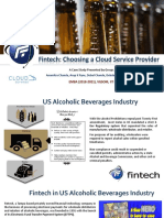Fintech: Choosing A CloudService Provider