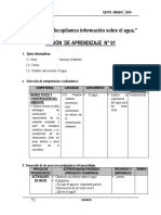 Sesión de Aprendizaje Del Proyecto 6° Marzo - 2015