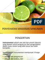 Instrumentasi Penyehatan Makanan Minuman