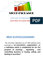 Stock Exchange: Easy Way To Earn Money