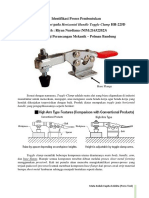 Identifikasi Proses Pembentukan Horizontal Handle Toggle Clamp HH-225D