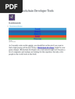 The Best Blockchain Developer Tools
