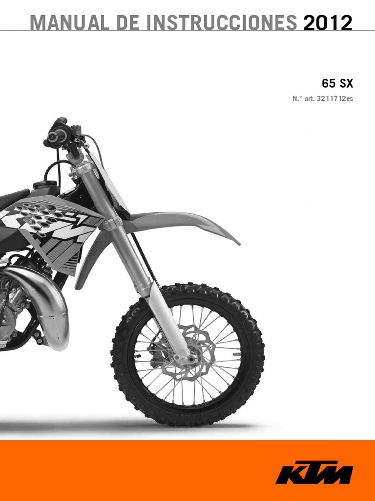 KTM 65 Manual PDF PDF Motocicleta Carburador