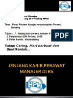 Jenjang Karir Perawat Manajer Di RS