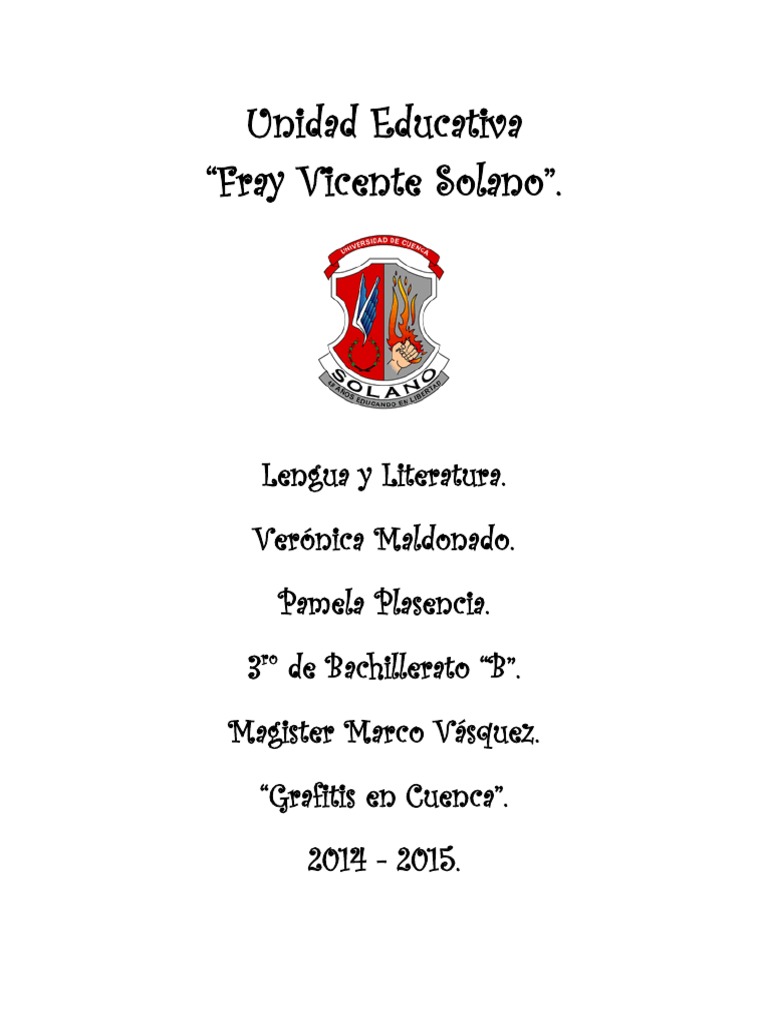 Grafitis en Cuenca | PDF | Pintada