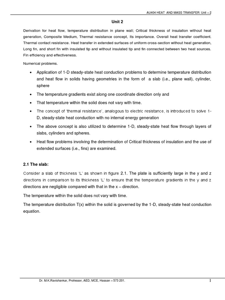 Heat and Mass Transfer | PDF | Heat Transfer | Thermal Conduction
