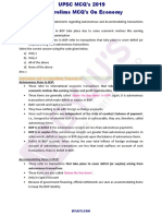Economy MCQs PDF