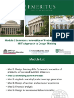 MIT - DT - Module 2 Summary PDF