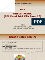 Bab 6 - Kredit Pajak - PPH 24 & PPH 25 (FS) PDF