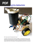 Arduino Based Fire Fighting Robot Project | PDF | Electrical ...
