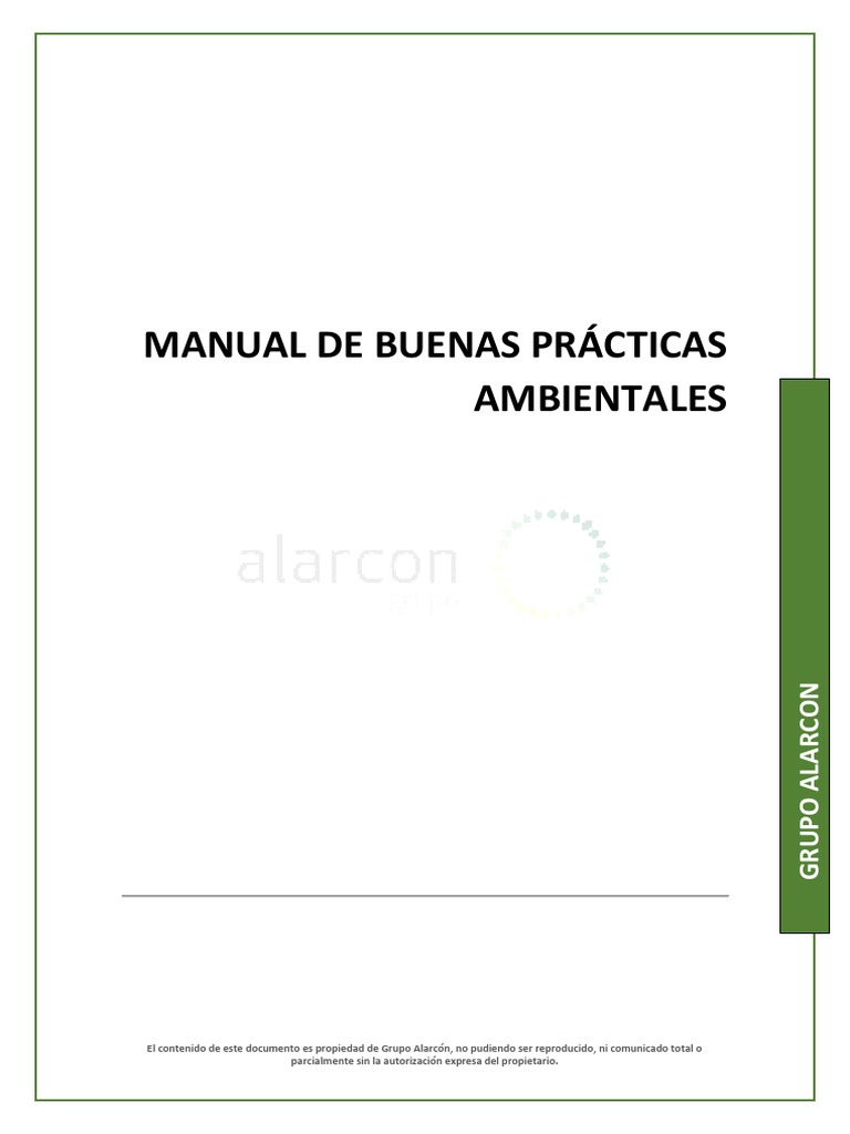Manual de Buenas Practicas Ambientales | PDF | Papel | Residuos