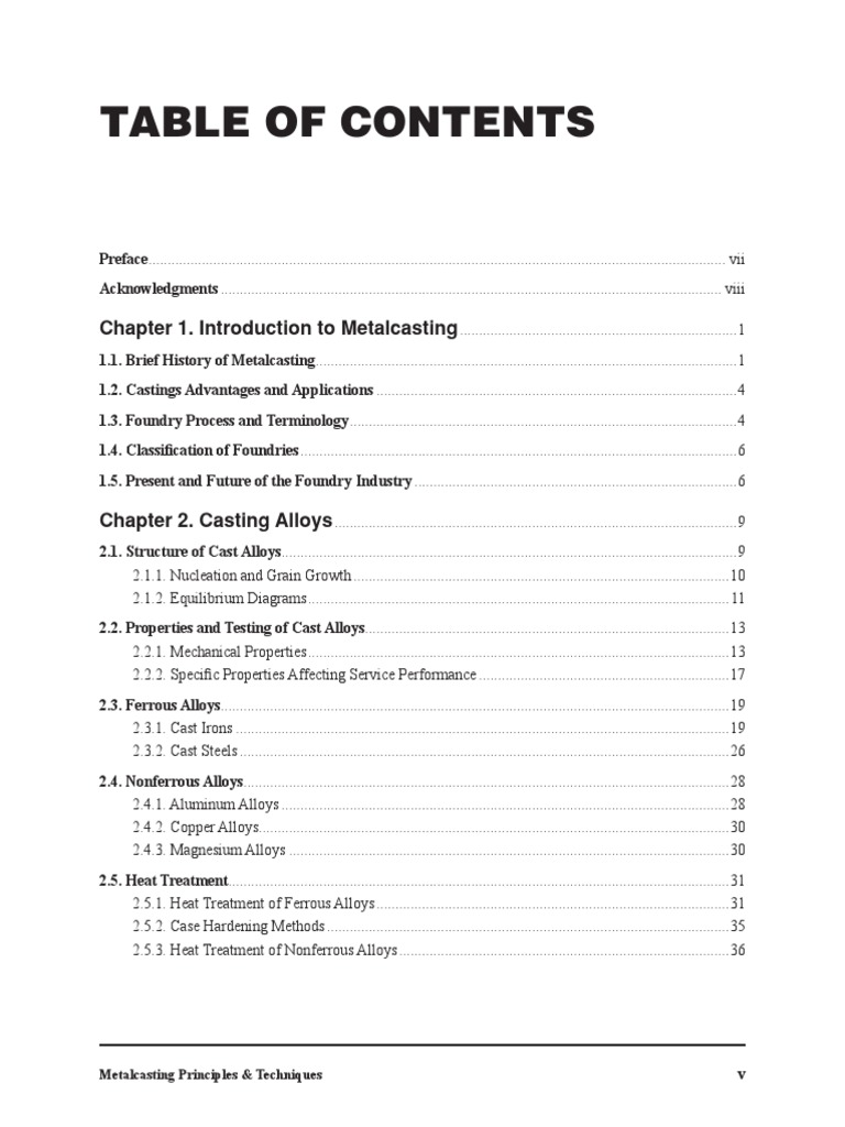 Metal Casting Principles and Techniques | PDF | Casting (Metalworking ...