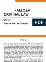 Bar Q&a Criminal Law 2017