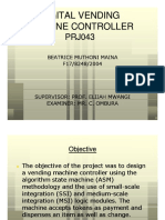 DIGITAL VENDING MACHINE CONTROLLER