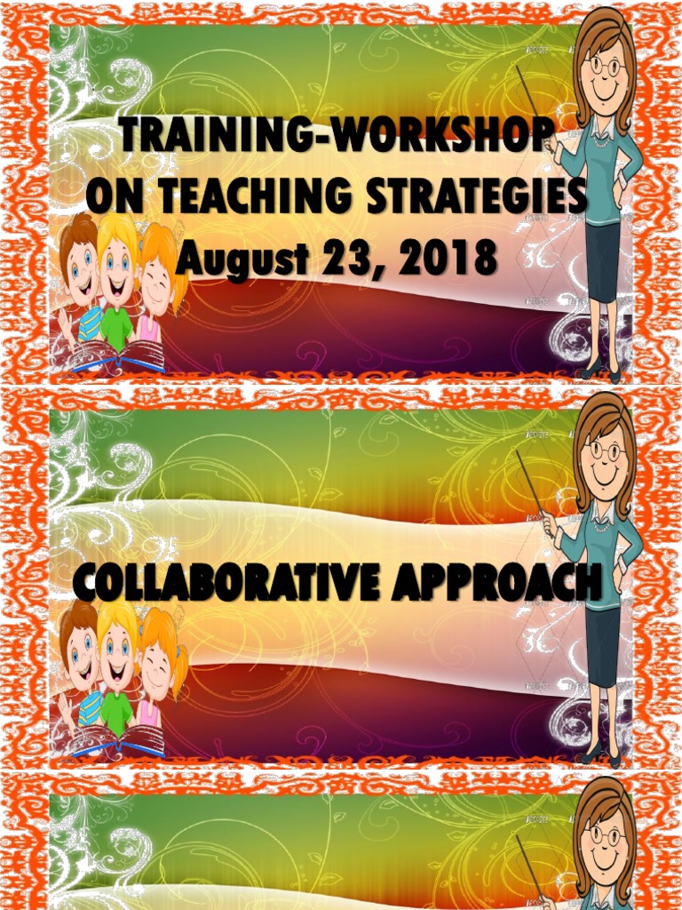 Collaborative Teaching Strategies Workshop | PDF
