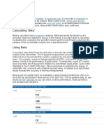 What Is 'Beta': Volatility Systematic Risk Portfolio Capital Asset Pricing Model Expected Return