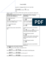 Casio fx-82ES Statistics Guide