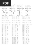 Class 9 Middle Term Factorization Worksheet | PDF