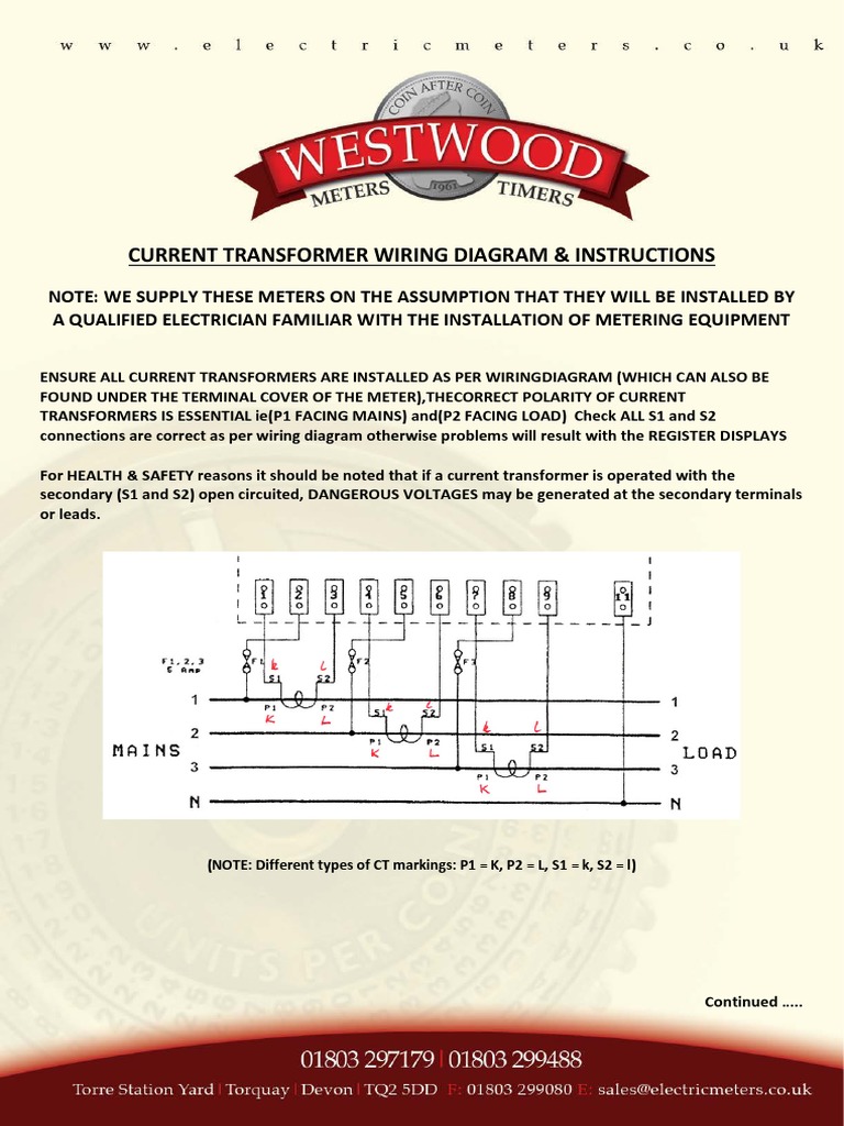 Current Transformer Wiring Diagram Wired Vs. Wireless Current