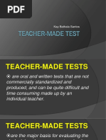 Teacher Made Test