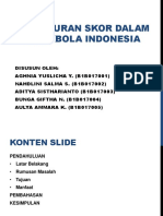 Pengaturan Skor Dalam Sepakbola Indonesia