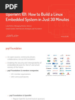 Openwrt101 Build Embedded Systems in 30 Minutes