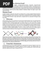 Three Centre Two Electron Bonds