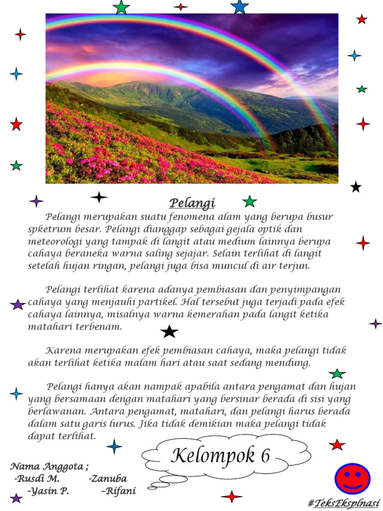 Teks Eksplanasi Pelangi Docx