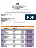 Habitat Liste