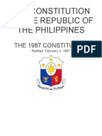 The Constitution of The Republic of The Philippines