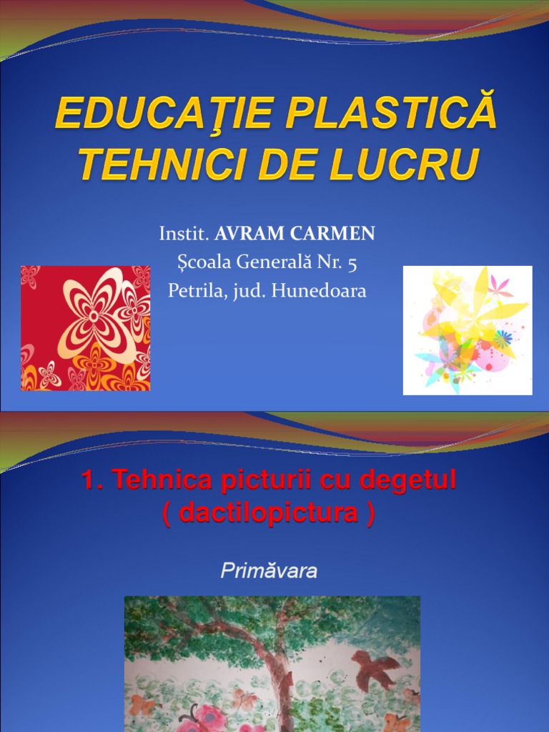 Educatie Plastica