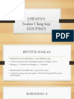 Jawapan Solan Ulang Kaji Edup3013 - Set 1 PDF