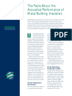 NAIMA - Facts About Metal Building Acoustic Insulation