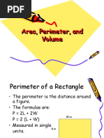 Area Perimeter and Volume 1