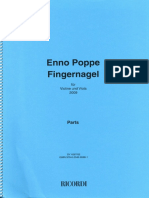 Poppe - Fingernagel (for Violin Und Viola)