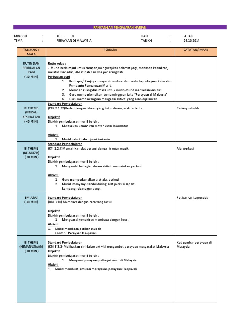 Rph-Minggu 38 Perayaan Di Malaysia (Deepavali)  PDF