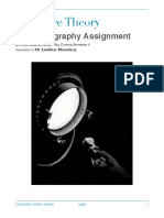 Exposure Theory: Cinematography Assignment