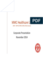 Corporate-Presentation MMC Healthcare Limited PDF