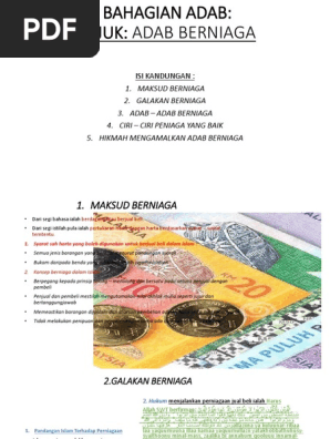 Agama Bab Adab Berniaga Pdf
