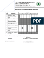 Jadwal Pertemuan Tim Mutu Upt Puskesmas Jombang Tahun 2018