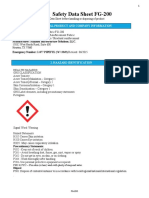 Safety Data Sheet FG-200: 1. Chemical Product and Company Information