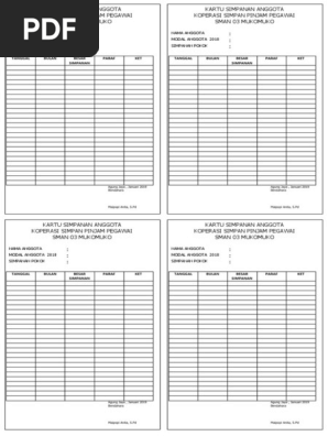 Kartu Angsuran Pdf