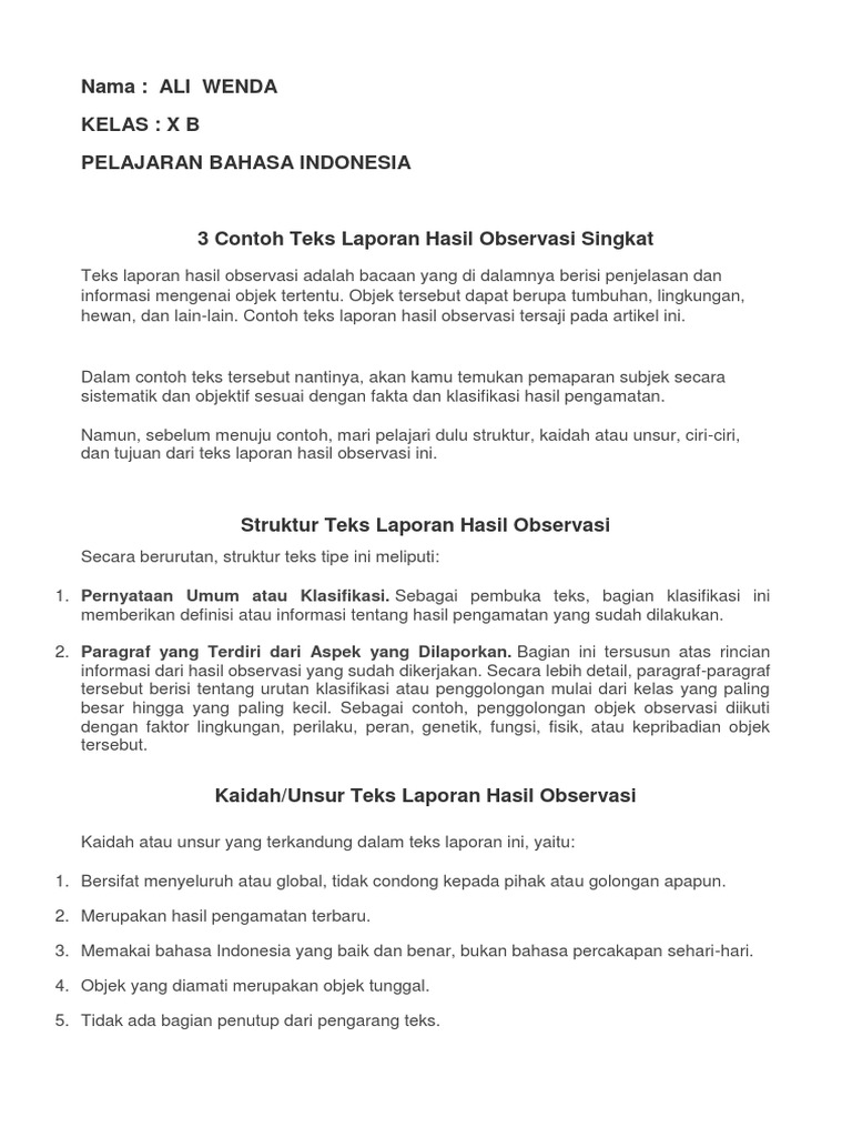 Contoh Laporan Observasi2