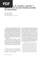 Pedagogia do aprender a aprender  Newton Duarte.pdf