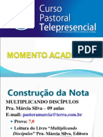 1º Multiplicando Discípulos - Construção Da Nota