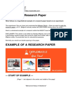 Explorable Research Paper