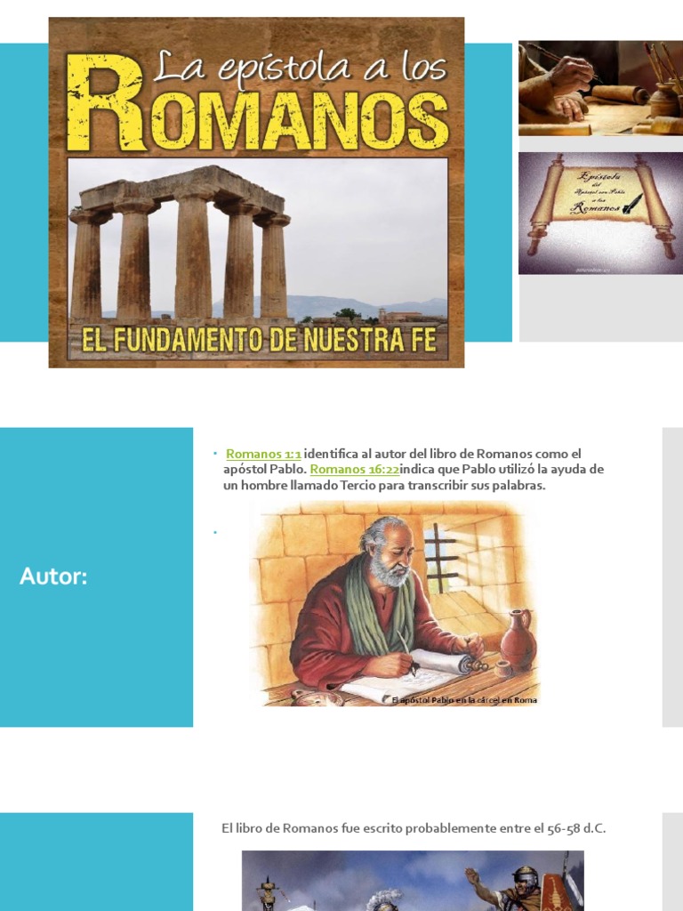 Estudio de Libro de Romanos | PDF | Pablo el apóstol | Pecado