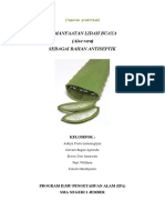 Download PEMANFAATAN LIDAH BUAYA SEBAGAI BAHAN ANTISEPTIK by Devani Bagus Aprinda SN40516906 doc pdf