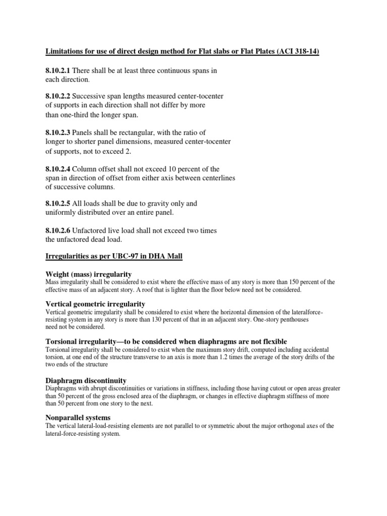 Limitations and Irregularities PDF | PDF